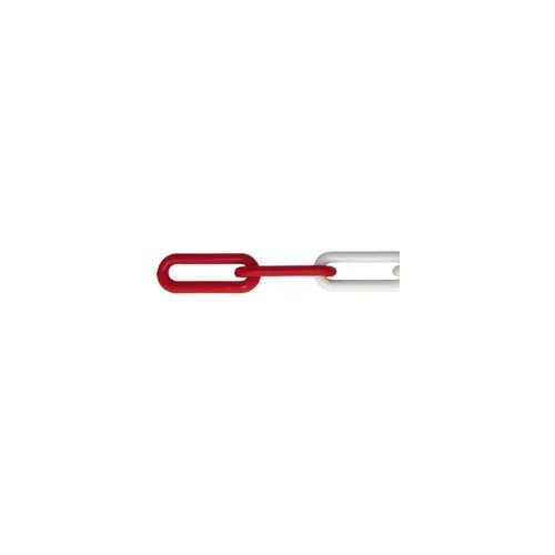 VORMANN plastični PVC lanac 6 mm crveno-bijeli Slike