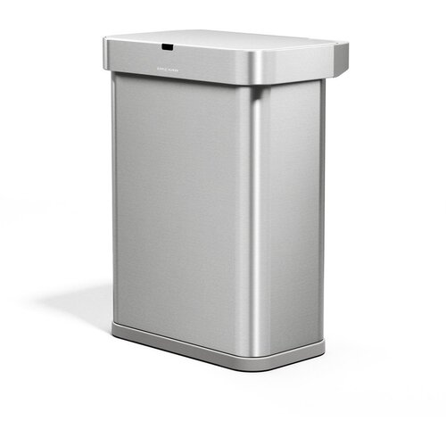 simplehuman Beskontaktna željezna kanta za smeće u srebrnoj boji 58 l Sensor &ndash; Cijene