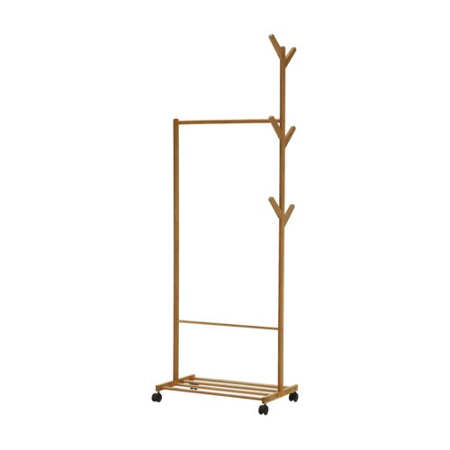 Kondela Premično stojalo za oblačila, bambus, &amp;scaron;irina 60 cm, VIKIR tip 1 Slike