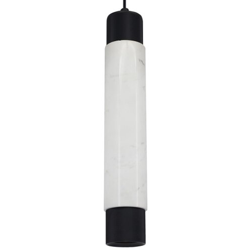  Luster na sajli MARBLE, beli/crni 1xGU10/8W/230V Slike