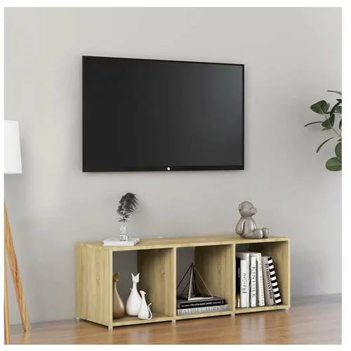  TV omarica sonoma hrast 107x35x37 cm iverna plošča