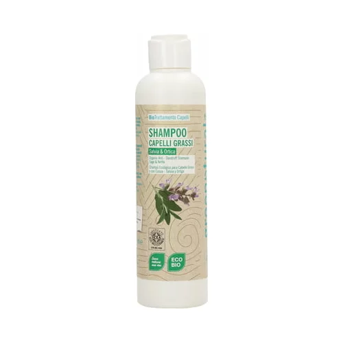 Greenatural Šampon proti prhljaju iz žajblja in koprive - 250 ml