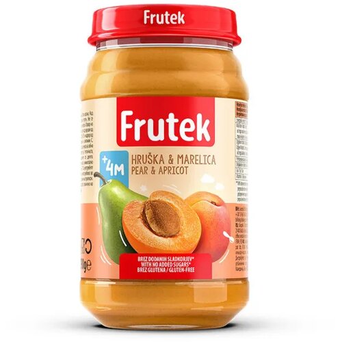 Frutek kašica kajsija i kruška 190g Cijene
