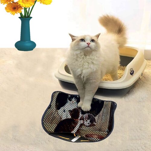 WALLXPERT Kdkafa0007 multicolor cat litter mat Cene