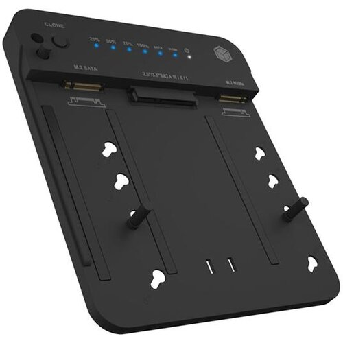 Icybox clone - dock postaja za M.2 NVME, SATA 2,5/3,5 SSD/HD Cene