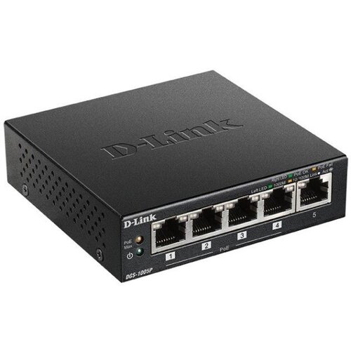 D-link switch 5P DGS+1005P/E POE+ 60W Cene