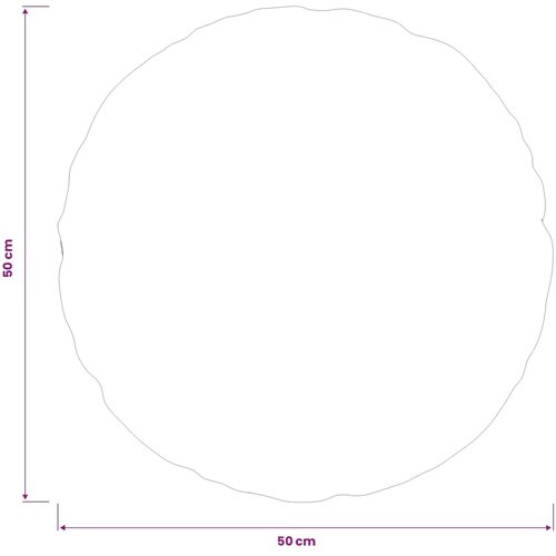  Presvlaka za jastuk 2 kom. HEERLEN Krem &amp;Oslash; 50 cm Tkanina - Krem &amp;Oslash; 50 cm 2 Slike