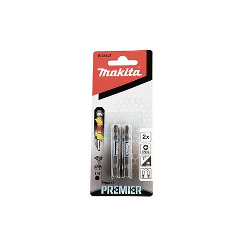  Bit PZ2x50mm torzijski dvostruki 2 kom Premier E-03305 MAKITA Cijene