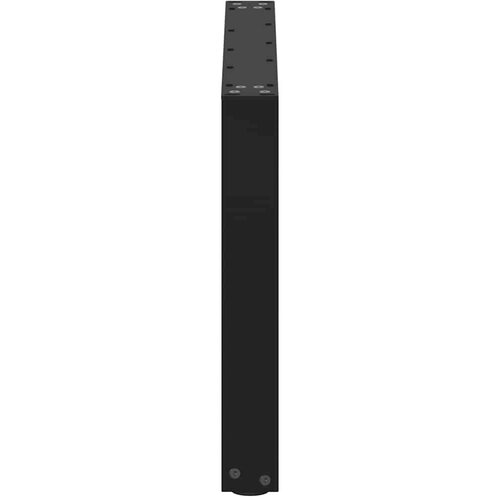  Noge stolića za kavu U-oblika 2 kom crne 60x(42-43) cm čelik Slike