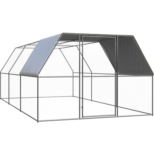 vidaXL Zunanji kokošjak 3x6x2 m pocinkano jeklo Cene