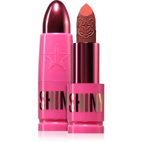 Jeffree Star Cosmetics Shiny Trap Lipstick kremasta &amp;scaron;minka s satenastim zaključkom odtenek Rodeo Love 3 g Slike