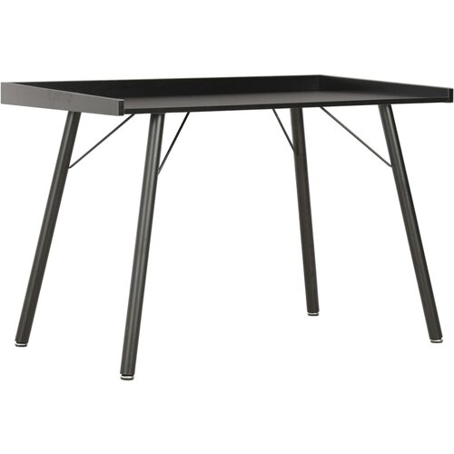 vidaXL Pisalna miza črna 90x50x79 cm Cene