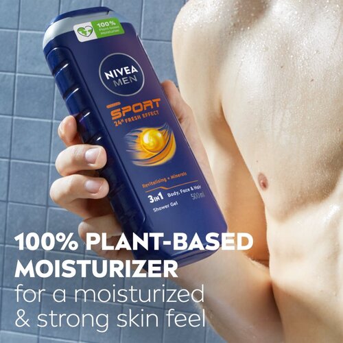 Nivea men sport gel za tuširanje za tijeloi lice 500 ml za muškarce Cene