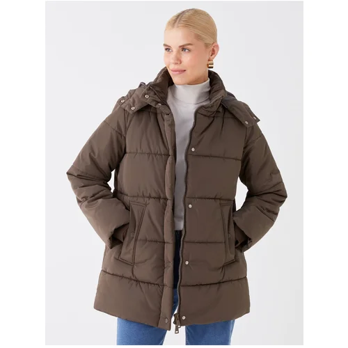 LC Waikiki Women's Hooded Straight Down Jacket