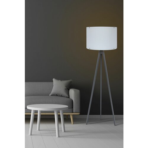 131 white grey floor lamp Slike