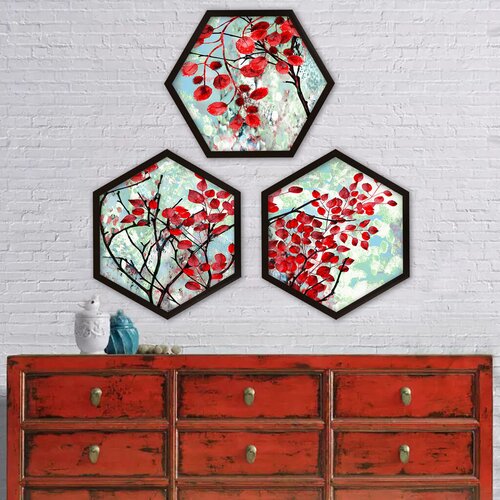 Wallity uramljena slika 6GEN1085149895, 35x35 cm, 3 dela Cene