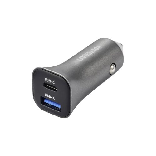 Voltcraft CPS-38W/ 2 VC-RA381 VC-13990870 USB punjač osobno vozilo Izlazna struja maks. 3 A 2 x USB-A, ženski konektor USB-C® Cijene