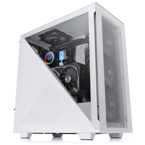 Thermaltake Divider 300 Snow Mid tower, tempered glass, 1x 120mm Turbo fan