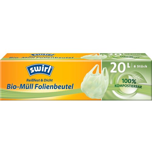 SWIRL bio razgradive vreće za smeće 20L/6 kom s ručkom Cijene