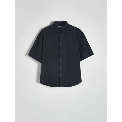 Reserved - Predimenzionirana košulja - crno