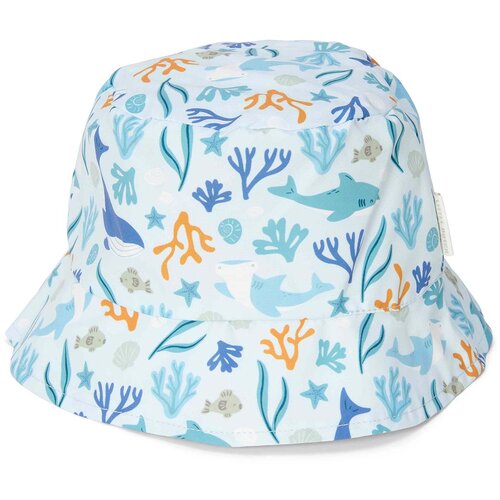 Little dutch obojestranski klobuček z uv zaščito honey stripes/ocean dreams blue Cene