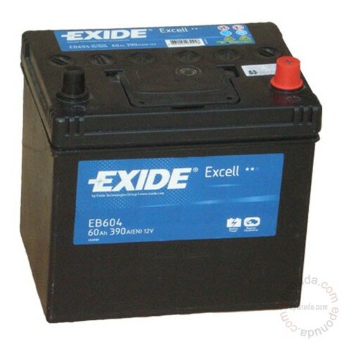 Exide Excell EB604 12V 60Ah akumulator Slike