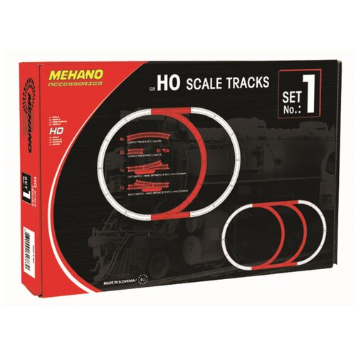 Mehano HO set tračnica za pro&amp;scaron;irenje pruge br. 1 F101, 24 dijela Slike