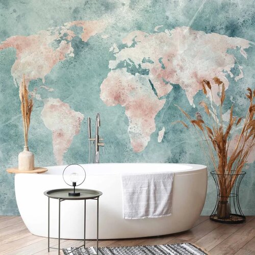  Foto tapeta - Delicate Map 150x105 Vodootporna Cene