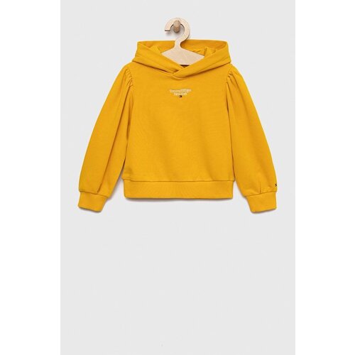 Tommy Hilfiger Otro&amp;scaron;ka mikica oranžna barva, s kapuco Slike