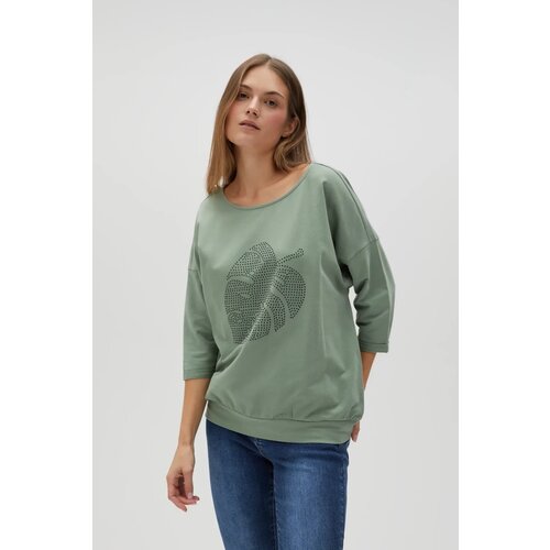 Marisse Women's Sweatshirt L-Bl-4600 Olive Cene