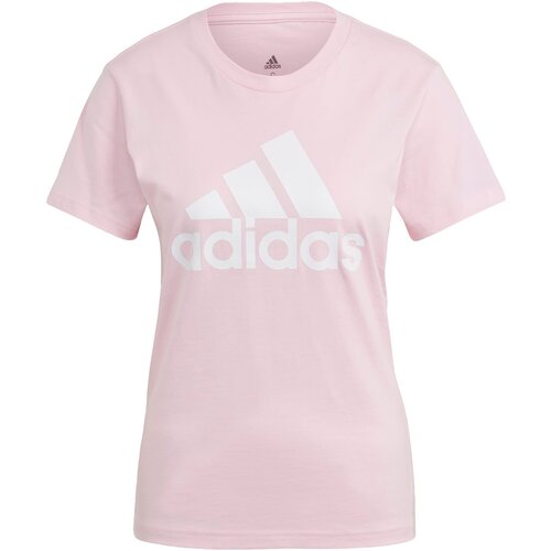 Adidas Funkcionalna majica &amp;#039;Essentials&amp;#039; roza / bela Slike