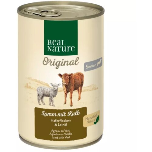 Real Nature Senior janjetina i teletina 400 g Cene