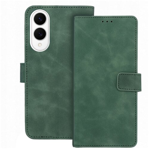  Futrola flip TENDER CASE za SAMSUNG S25 Edge zelena Slike
