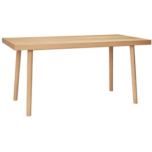 H&amp;uuml;bsch Jedilna miza v hrastovem dekorju v naravni barvi 80x160 cm Herringbone &amp;ndash; Slike