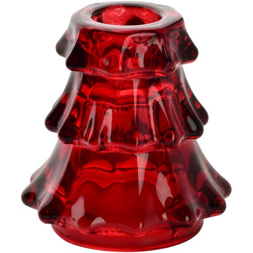 Mondex svečnik steklo Santa Lila 7x7,5cm rdeč 1kos, (5000349970) Cene