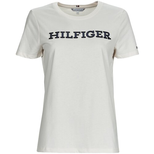 Tommy Hilfiger REG MONOTYPE EMB C-NK SS Bijela Slike