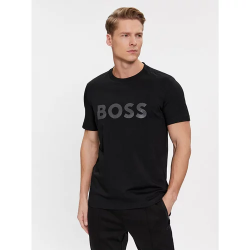 Boss Majica Mirror 1 50506363 Črna Regular Fit