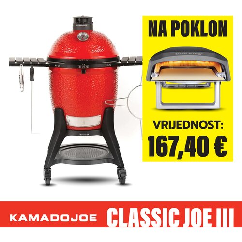 Kamado Joe Classic Joe III 18” keramički roštilj na ugalj s postoljem, 46 cm Cijene