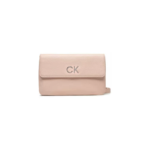 Calvin Klein Ročna torba Re-Lock Dbl Crossbody Bag Pbl K60K609140 Roza