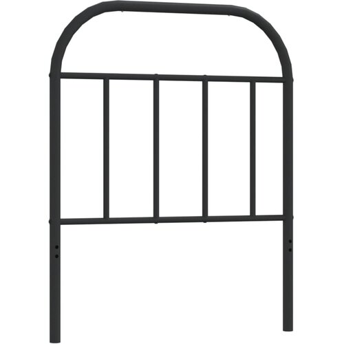 Maison Chic kovinsko posteljno vzglavje - vzglavna omarica - nočna omarica črno 75 cm, (21704615) Slike