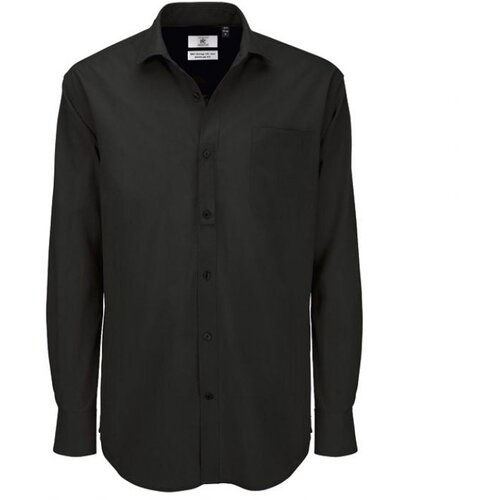  KO&amp;Scaron;ULJA MU&amp;Scaron;KA DUGI RUKAVI B&amp;amp;C HERITAGE 125G CRNA 3XL * DO ISTEKA ZALIHA Slike