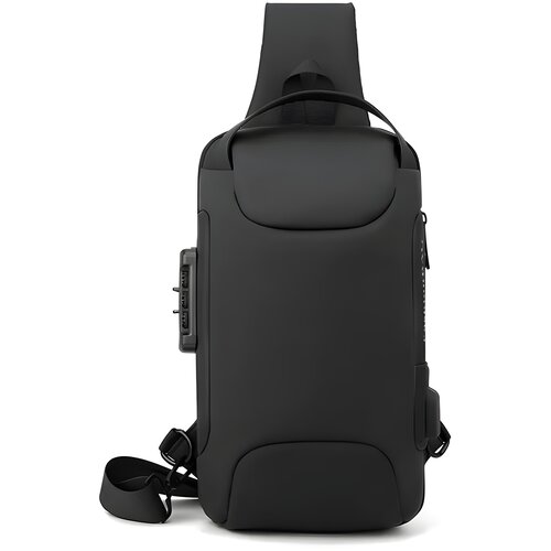 IZMAEL Torba za rame s USB punjenjem protiv krađe TO-25613 - Crna Cijene