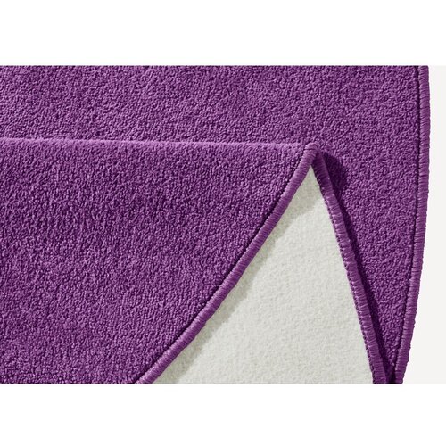 Hanse Home Tamno ljubičasti okrugli tepih &amp;oslash; 133 cm Fancy &amp;ndash; Slike