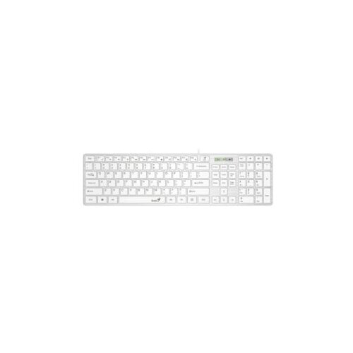 Genius SlimStar 126 tastatura USB veza, low-profile tipke, bijela Cijene