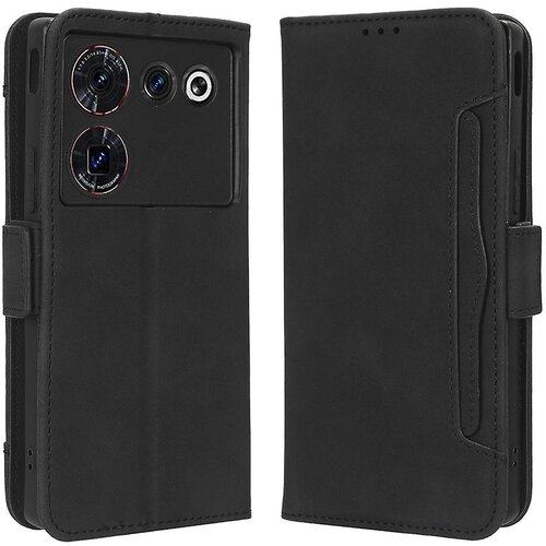 INORCO Ovitek za telefon Denarnica za ZTE nubia Z50 Ultra Multiple Card Slots Phone Shell PU usnjeni ovitek za stojalo, (22033405) Slike
