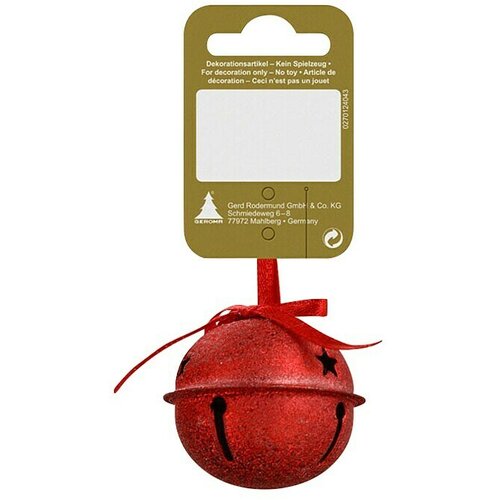  ukrasi za božićno drvce zvončić (crvene boje, metal) Cijene