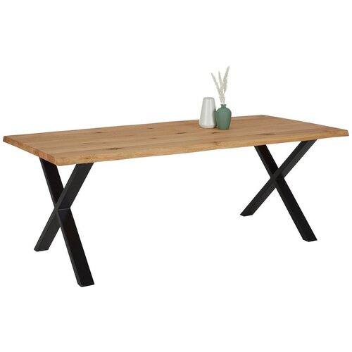 Zandiara jedilna miza oak, divji hrast, 200x100 cm Slike