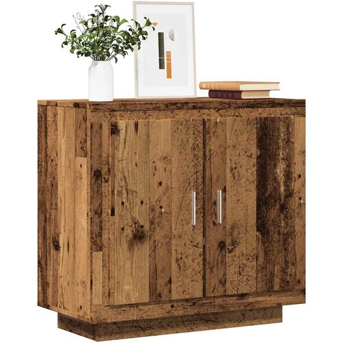 VidaXL Komoda starinski les 80x40x75 cm inženirski les Slike