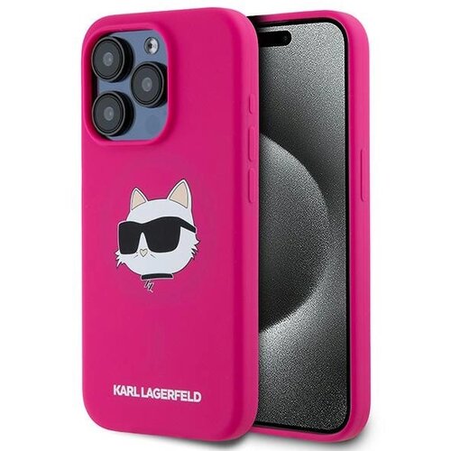 Karl Lagerfeld SILIKONSKI OVITEK CHOUPETTE HEAD ZA MAGSAFE ZA IPHONE 15 PRO ROZA, (21898309) Cene