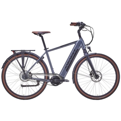 JOBOBIKE Moško mestno električno kolo Henry, 28", 250W Bafang Mid Motor, 36V 14Ah, sivo, (5000009071) Cene